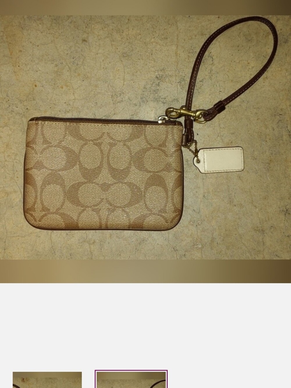 AUTHENTIC COACH WRISTLET - Picture 7 of 8